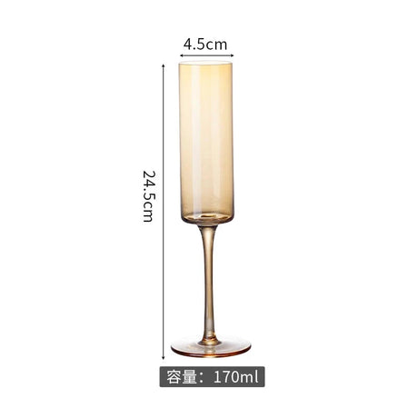 Galvanized Black Crystal Red Wine Goblet - Smoke Grey Elegance Julia M LifeStyles