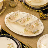 Domingo Home European Simple Bone China Ceramic Tableware Bowl New Light Luxury Bowl Set Julia M LifeStyles