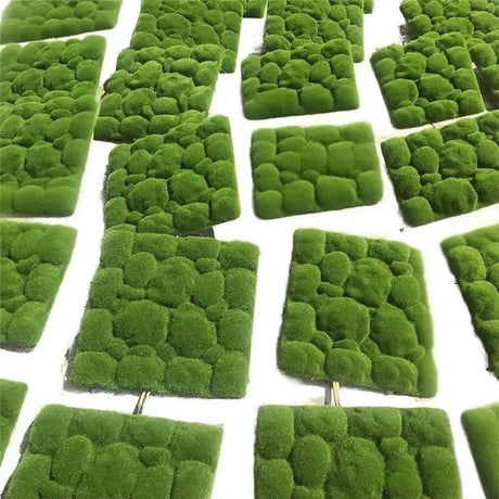 Vertical Green Artificial Moss Wall Panels Glass Material for Garden Decoration and Interior Design Julia M LifeStyles
