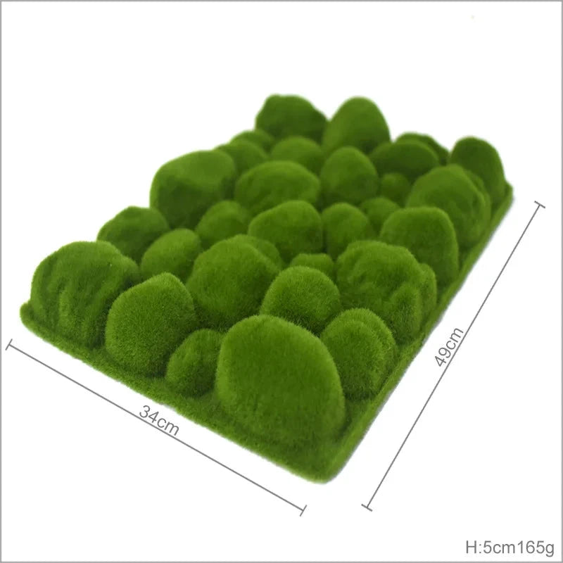 Vertical Green Artificial Moss Wall Panels Glass Material for Garden Decoration and Interior Design Julia M LifeStyles