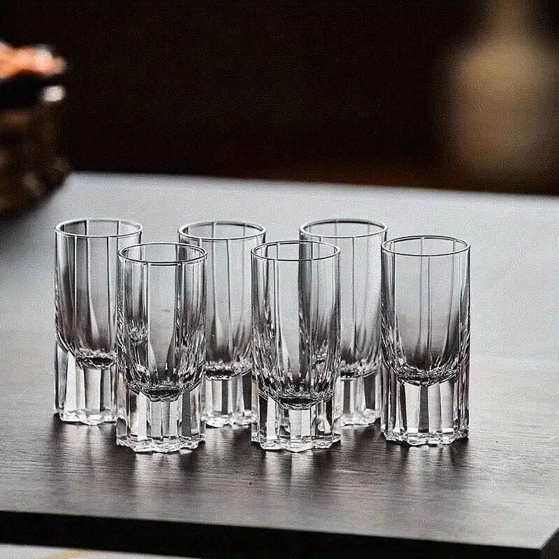 Elegant 30ML Crystal Shot Glass Set for Whiskey, Tequila & Parties Julia M LifeStyles