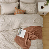 Cozy Pinch Pleat 5/7pcs Comforter Set by Bedsure Julia M LifeStyles