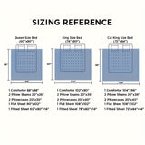 Cozy Pinch Pleat 5/7pcs Comforter Set by Bedsure Julia M LifeStyles