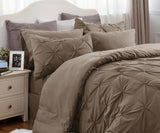 Cozy Pinch Pleat 5/7pcs Comforter Set by Bedsure Julia M LifeStyles