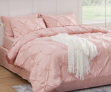 Cozy Pinch Pleat 5/7pcs Comforter Set by Bedsure Julia M LifeStyles