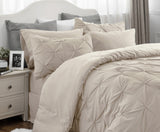 Cozy Pinch Pleat 5/7pcs Comforter Set by Bedsure Julia M LifeStyles