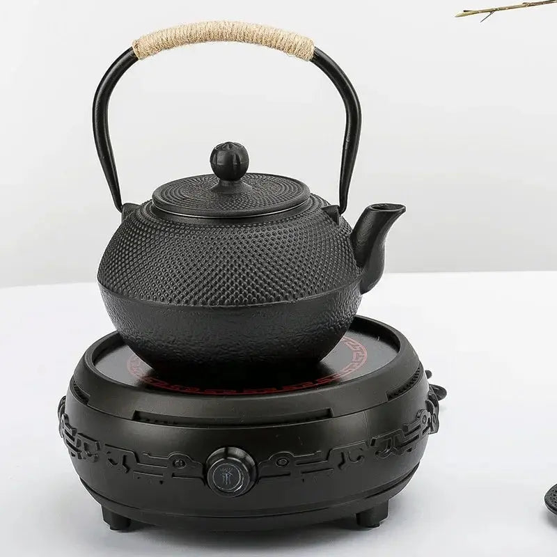 Japanese Iron Tea Pot with Stainless Steel Infuser Cast Iron Teapot Tea Kettle for Boiling Water Oolong Tea 600/800/1200ML - Julia M LifeStyles
