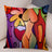 Julia M Lifestyles Abstract Girl Print Cushion Cover 45x45cm - Julia M LifeStyles