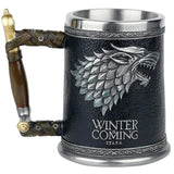 Julia M LifeStyles Stainless Steel & Resin Beer Mug - 400ml & 600ml - Julia M LifeStyles