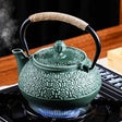 900ML Cast Iron Teapot Sakura Pattern Tea Kettle With Tea-Strainer - Julia M LifeStyles