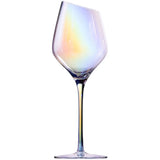 Japanese-Style Colorful Crystal Wine Goblet - Rainbow Champagne Glass Julia M LifeStyles