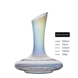 Japanese-Style Colorful Crystal Wine Goblet - Rainbow Champagne Glass Julia M LifeStyles