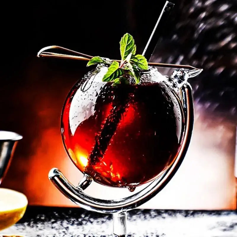 Globe Bubble Martini Glass by Julia M Lifestyles - Julia M LifeStyles