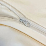 Chic Embroidery Blooming Beige Duvet Cover set 100%Cotton Soft Comfy Beddng set Bed Sheet Pillowcases Double Queen King 4Pcs - Julia M LifeStyles