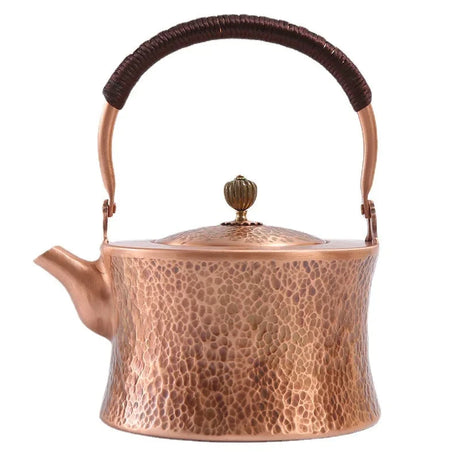 Handmade 1.8L Copper Kung Fu Teapot - Perfect for Home, Camping, and Restaurants Julia M LifeStyles