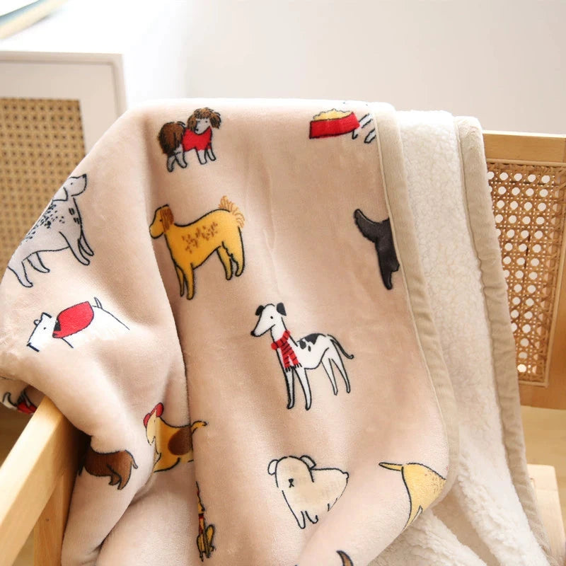 Scandinavian Winter Luxe Coral Fleece Throw Blanket Julia M LifeStyles