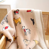 Scandinavian Winter Luxe Coral Fleece Throw Blanket Julia M LifeStyles