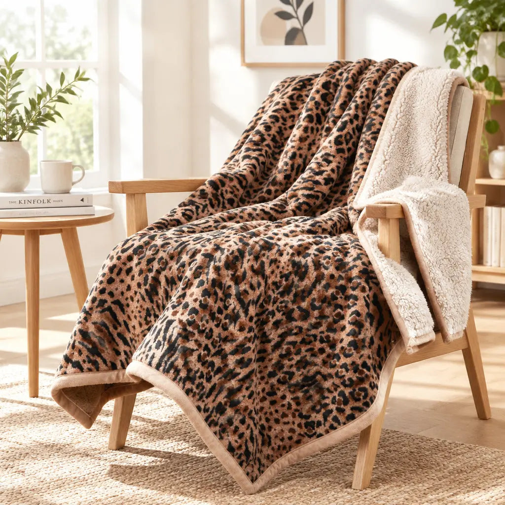 Scandinavian Winter Luxe Coral Fleece Throw Blanket Julia M LifeStyles