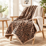 Scandinavian Winter Luxe Coral Fleece Throw Blanket Julia M LifeStyles