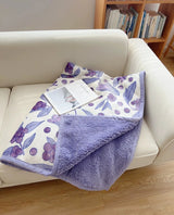 Scandinavian Winter Luxe Coral Fleece Throw Blanket Julia M LifeStyles