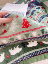 Scandinavian Winter Luxe Coral Fleece Throw Blanket Julia M LifeStyles