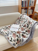 Scandinavian Winter Luxe Coral Fleece Throw Blanket Julia M LifeStyles