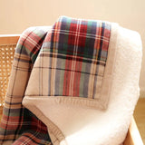 Scandinavian Winter Luxe Coral Fleece Throw Blanket Julia M LifeStyles