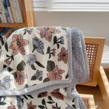 Scandinavian Winter Luxe Coral Fleece Throw Blanket Julia M LifeStyles