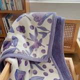 Scandinavian Winter Luxe Coral Fleece Throw Blanket Julia M LifeStyles