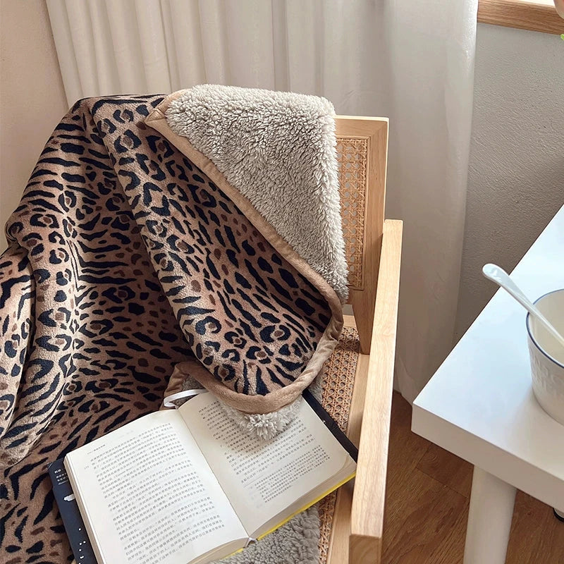 Scandinavian Winter Luxe Coral Fleece Throw Blanket Julia M LifeStyles