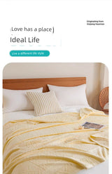 Cotton Old-Fashioned Towel Blanket for All-Season Comfort Julia M LifeStyles