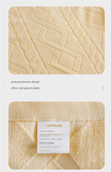 Cotton Old-Fashioned Towel Blanket for All-Season Comfort Julia M LifeStyles