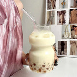 Elegant Gourd-Shaped Glass Mug for Cocktails and Wine - Julia M LifeStyles