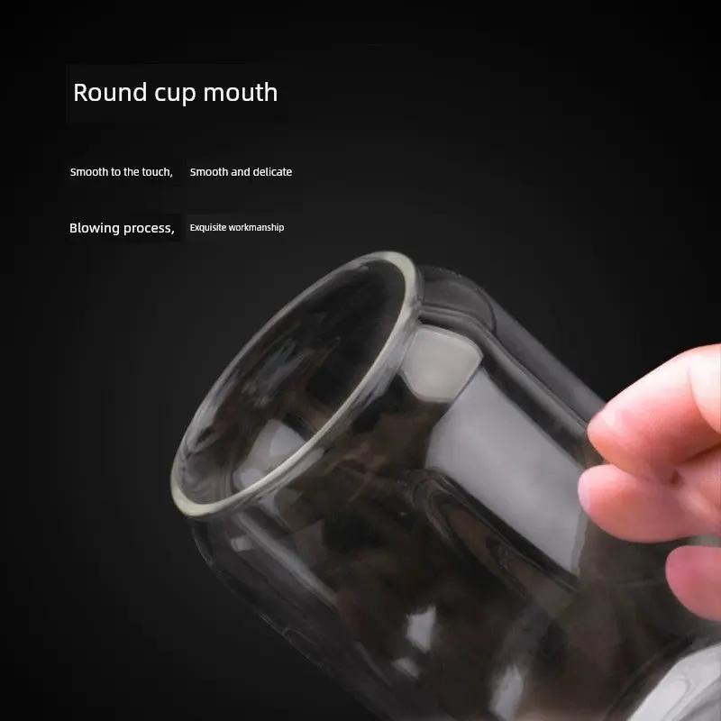 Exquisite Glass Coke Cup - Elegant 401-500mL Round Glassware - Julia M LifeStyles