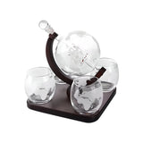 Creative Glass Decanter Set - Elegant Whiskey & Wine Globe Dispenser - Julia M LifeStyles