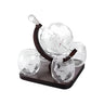Creative Glass Decanter Set - Elegant Whiskey & Wine Globe Dispenser - Julia M LifeStyles