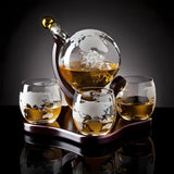Creative Glass Decanter Set - Elegant Whiskey & Wine Globe Dispenser - Julia M LifeStyles