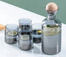 Eco-Friendly Glass Drinkware Set with Stylish Bottle & 4 Cups - Julia M LifeStyles