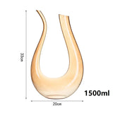 Amber Crystal Burgundy Wine Decanter Goblet - Elegant Big Belly Tasting Cup Julia M LifeStyles