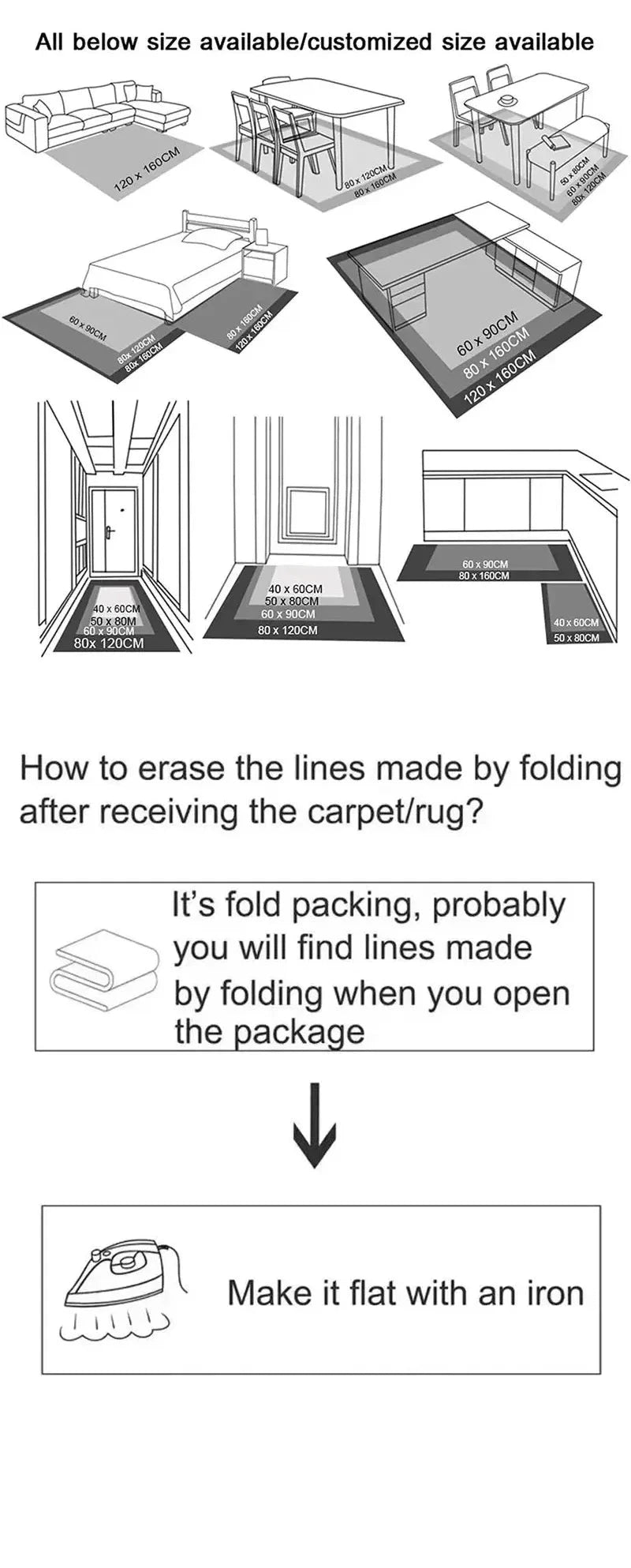 Bohemian Crystal Velvet Anti-Slip Carpet Julia M LifeStyles