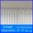 Super Soft Snow White S Fold Wavy Tulle Curtains for Living Room Julia M LifeStyles