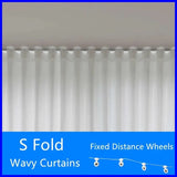 Super Soft Snow White S Fold Wavy Tulle Curtains for Living Room Julia M LifeStyles