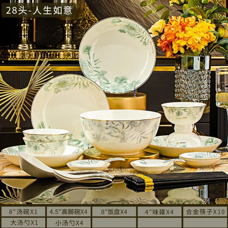 Floral Luxury Round Dinner Set – High Quality Porcelain for Elegant Dining Julia M LifeStyles