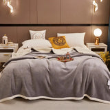 Double Layer Plush Velvet Sherpa Blanket Julia M LifeStyles
