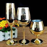 Sophisticated Electroplated Gold Crystal Champagne Glass - Julia M LifeStyles