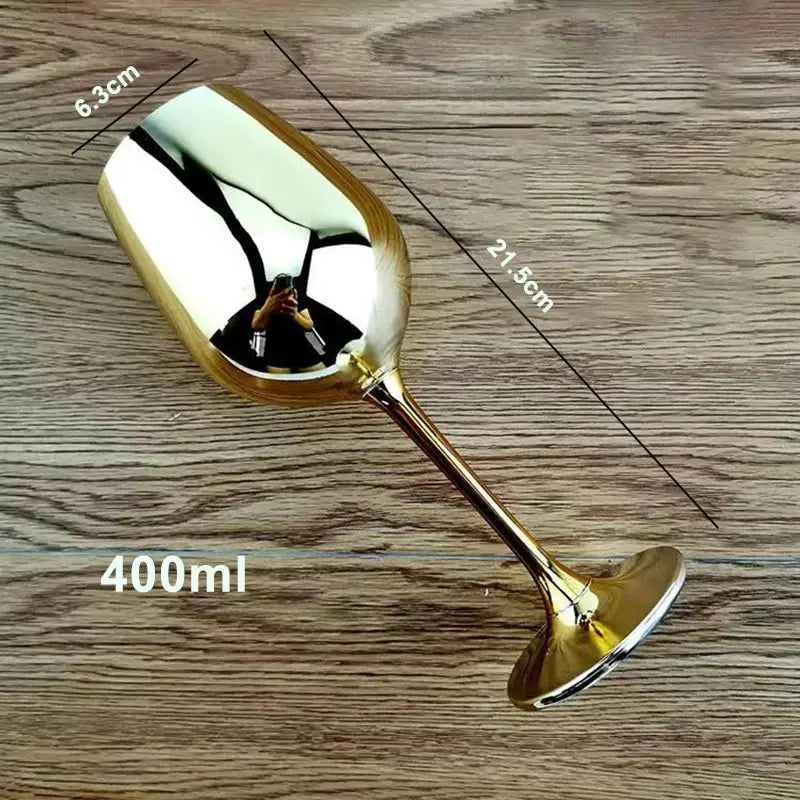 Sophisticated Electroplated Gold Crystal Champagne Glass - Julia M LifeStyles