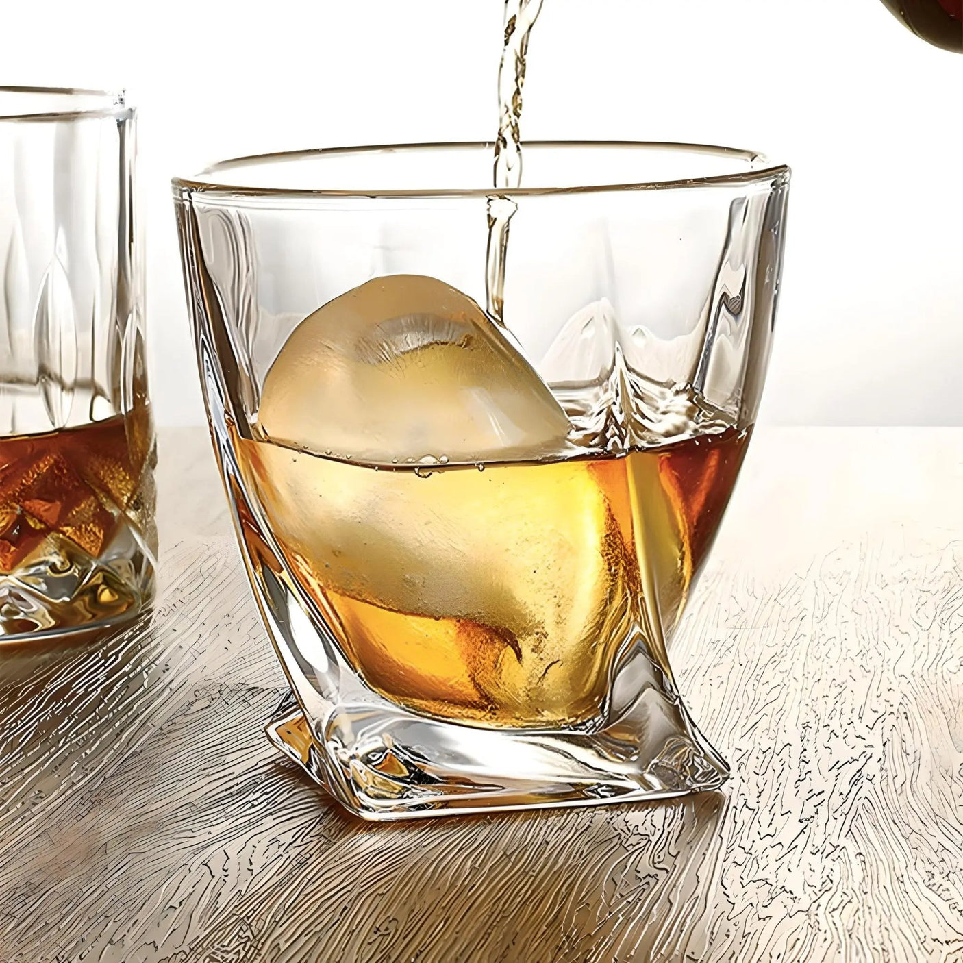 Exquisite Crystal Glass Twist Mug - 340ml - Julia M LifeStyles