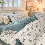 Aesthetic Floral Bedding Set - Twin to Queen Duvet Cover with Pillowcases Julia M LifeStyles