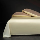 Luxury 100% Egyptian Cotton Reversible Duvet Cover Set in Silver & Purple - Julia M LifeStyles