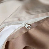 Luxury 100% Egyptian Cotton Reversible Duvet Cover Set - Silver & Purple Julia M LifeStyles